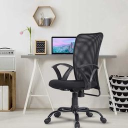 m.g enterprises Mesh Office Adjustable Arm Chair-picture-26
