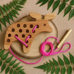 Natural Wooden Teether for Babies (Reindeer) Teether-picture-27