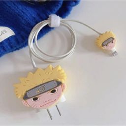 SSAppliances Silicone iPhone Charger 18W/20W-naruto design | Cute Cartoon Design| Cable Protector-image-82
