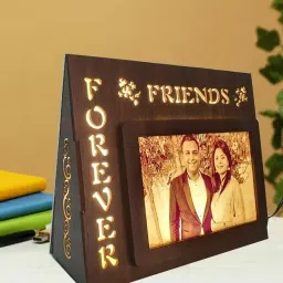 Personalised Friends Forever LED Photo Frame Gift for Friends Table Lamp-14