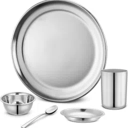 Pack of 5 Stainless Steel Heavy Gauge Dinner Set-19