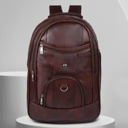 Large 35 L Laptop Backpack Casual Vegan Leather Office College Laptop Shoulder Business Unisex Backpack-15