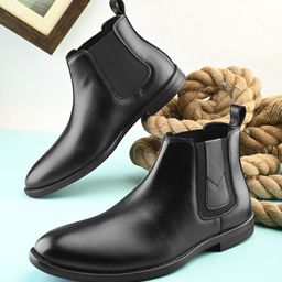 killer Black Casual Boots For Men Boots For Men-picture-47