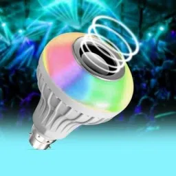 BSVR Smart RGB Music Bulb 320 Bluetooth Speaker, Remote Control For Party Decoration Speaker Mod-14