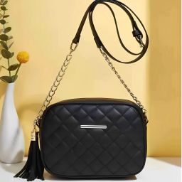 Women Black Messenger Bag-image-55