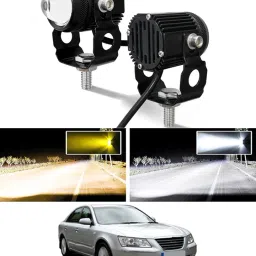 Twin Mini Led Light High/Low Beam With 2 Color For ElantraHyundai2009 Fog Lamp Car, Motorbike, Truck, Van LED for Hyundai (12 V, 55 W)-image-95