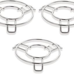 Steel Hot Pot, Cooker, Stands Heat Resistant Hot Plate Dishes Holder Trivet Set Stainless Steel Trivet-13