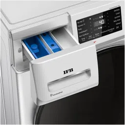ifb 8 kg Fully Automatic Front Load with In-built Heater Silver, Black image 4