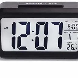 Digital Black Clock-10
