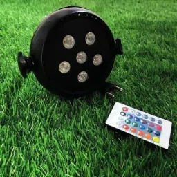 Par Flood Light for Stage 6LEDs RGB Light by Remote Control for DJ Lighting Shower Laser Light-image-64