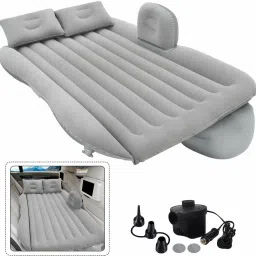 inflatable car bed set 1 Inflatable Car Bed Mattress with Two Air Pillows, Car Air Pump and Repair Kit Car Inflatable Bed Two Pillows Travel Blue Comfortable 5 In 1 Air Sofa Multipurpose Matress Airbed Overnighter With Pump For Tourism Outdoor Camping Swimming Pool Car Inflatable Bed Car Inflatable Bed Car Inflatable Bed-picture-2