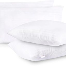 Premium Comfort 3D Conjugated Microfiber Fiber Pillows ( 16 x 24 in ) Microfibre Stripes Sleeping Pillow Pack of 4-image-22