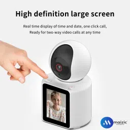 Maizic Smarthome 4 MP UHD Supercam Ultra Easy Single Click Video Calling WiFi Indoor Camera Security Camera image 2