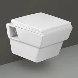 NEW-Preimum Grade Ceramic's Wallmounted Western Commode (WHITE) Western Commode-image-53