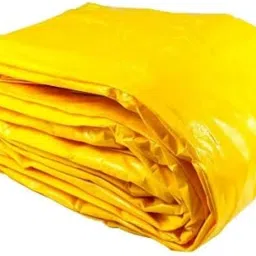 30ftx20ft Waterproof Tripal Tarpaulin Sheet (180 GSM) – Yellow Tent - For construction work, pickup truck covers, cement ,raw material cover, two-wheeler cover-image-39