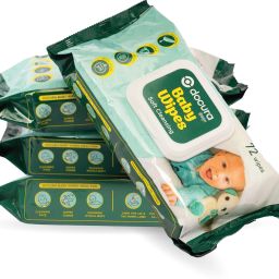 Baby Wipes for Soft Cleansing | Pure Ingredients | 72 wipes Pack of 4-4