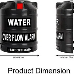 DIGSMORDEN Combo Pack of 2 Water Tank Overflow Alarm Siren with Loud Human Voice Sound Wired Sensor Security System image 2