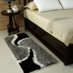 Black, Grey Polyester Runner-19