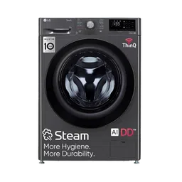 LG 9kg 5 Star Fully Automatic Front Load Washing Machine (FHV1409Z4M.ABMQEIL, LG ThinQ with Wi-Fi, Middle Black)-2