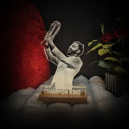 Virat Kohli Champions Trophy Lamp Table Lamp-17