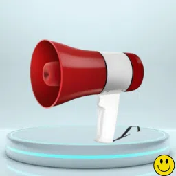 Handheld Megaphone with Siren, Microphone & Rechargeable for Outdoor EventsB266 Megaphone Portable Megaphone Siren Loudspeaker Function &Long Battery BackupI266 Outdoor PA System-13
