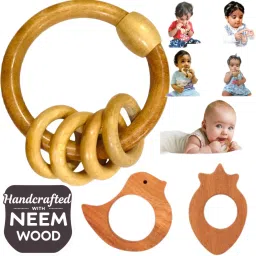 Ergonomic & Kid-Friendly Antibacterial Property of Neem Teether-9