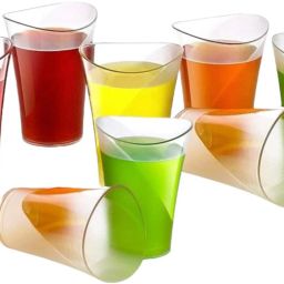 (Pack of 8) 8PACK plastic GLASS-_10 Glass Water/Juice Glass-15