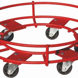 Multifunction Premium Steel Movable|6 Wheels Gas Cylinder Trolley-17