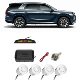 AB192 Silver Car Reverse Parking Sensor with LED Display 4 Sensor A192 Parking Sensor-image-25
