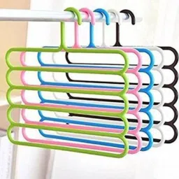 Plastic Trousers Pack of 5 Hangers For Trousers-image-32