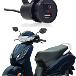 Mono USB Charger Socket Power Outlet 5V 2A For Activa 1.2 A Bike Mobile Charger-10