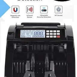 KK MART Cash Counting Machine with MG,UV,IR Fake Note Detection- Dual Motor Note Counting Machine image 2