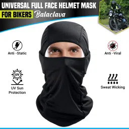 Black Bike Face Mask for Men & Women-image-30
