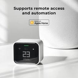 Qingping Air Quality Monitor Lite with Wi-Fi, Supports HomeKit, Detects PM2.5, PM10, CO2, Temperature and Humidity, Tests Indoor Air Pollution with Accurate Measurement image 3