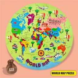 ets World Map Jigsaw Puzzles for Kids image 5