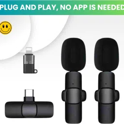 K9 Wireless Microphone Receiver With Recording Clip Mic for Youtube/VloggingP294 Microphone-47
