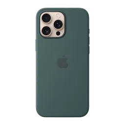 Apple Soft Silicone Back Cover Apple iPhone 16 Pro Max (MagSafe Charging Support, Lake Green)-image-73
