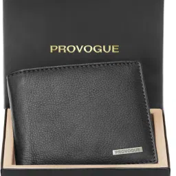 Men Black Genuine Leather RFIDWallet-image-47