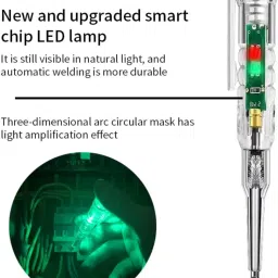 goodsbazaar LED Light Screwdriver Tester Pen Analog Voltage Tester image 2