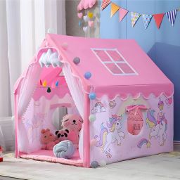 Colorful Kids Play Tent House for 3-9 Years Old Girls and Boys (Multicolor)-image-69