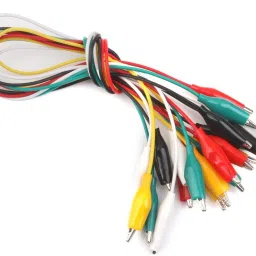 50 cm Double Ended Crocodile Clips Cable Alligator Wire Testing 10 Pieces Probe and Tester Electronic Hobby Kit-image-86