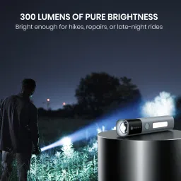 portronics Eco Glow 2 Rechargeable Tactical LED Torch, Adjustable Focus & Side Panel Light Torch image 2