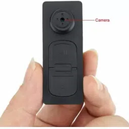 PERAMISYM Secret Spy Button Camera Hidden Audio Video Recorder Camera Spy Camera-1