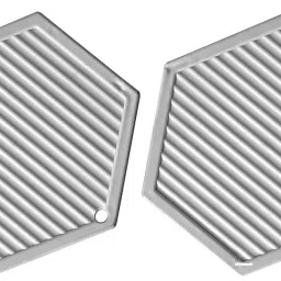 Pvc Coaster C-D Triangle-Light Grey_2,Pack of 2 Silicone Trivet-18