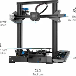 anet Creality Ender 3 V2 with Silent Motherboard, Resume printing with Glass bed, size 220 * 220 * 250 mm 3D Printer image 2