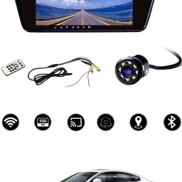 8 LED Camera With 7Inch BT Full Touch Button Screen For Car Black LED-image-84