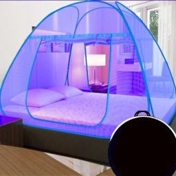 Polyester Adults Washable H29 ROYAL BLUE machardani for bed Mosquito Net-picture-16