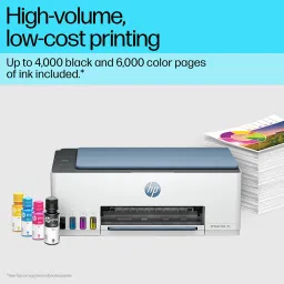 HP Smart Tank 585 All-in-One Multi-function WiFi Color Ink Tank Printer for Print/Scan/Copy with Up to 4000 Black & 6000 color pages in box image 2