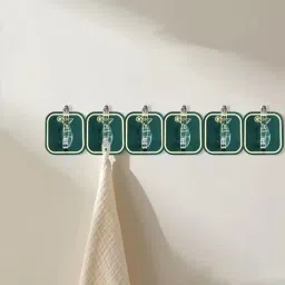 6P-COLORFULHOOK Multicolor Towel Holder-image-34