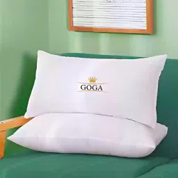 LUXURY Cotton Solid Sleeping Pillow Pack of 2-picture-12